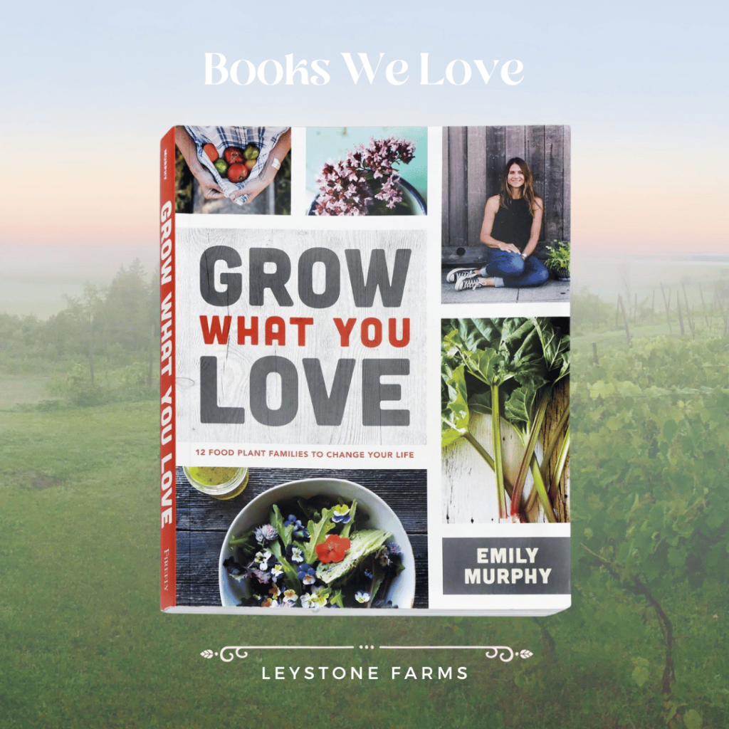 Grow What you Love, homesteading books, best homesteading books, what we're reading, Fermes Leystone, Leystone Farms ,Pontiac, Nurture, Karri Munn-Venn, Trefor Munn-Venn, craft vinegar, city to country, sheep, Wool pellets, honey